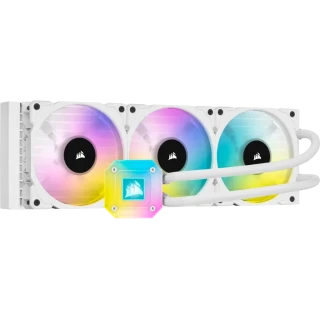 CORSAIR iCUE H150i ELITE CAPELLIX Liquid CPU Cooler — White