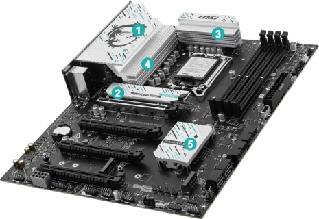 MSI B860M-P Wi-Fi 6E Motherboard