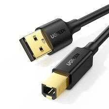 UGREEN USB 2.0 Type-A Male to Type-B Male Printer Cable 1.5m – Gold-Plated